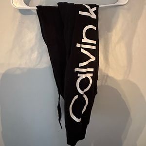black calvin klein sweats